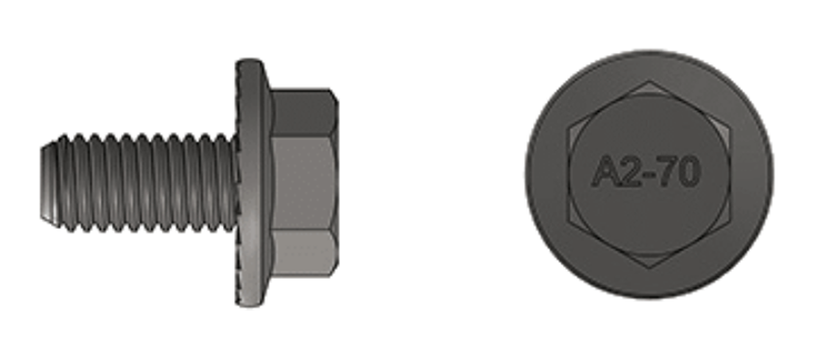 S-5! M8-1.25 x 17mm Flanged Bolt