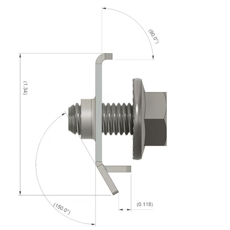 MLPE Mount Side View